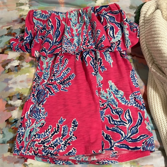 Lilly Pulitzer strapless top - Picture 2 of 3